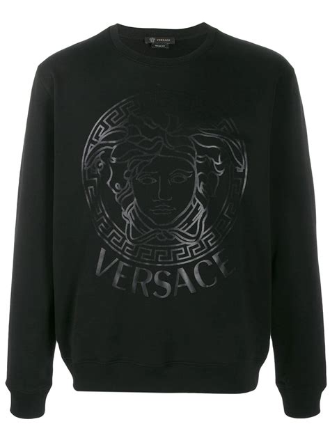 sudadera versace blanca|Sudaderas de Hombre Versace – Ropa de Lujo .